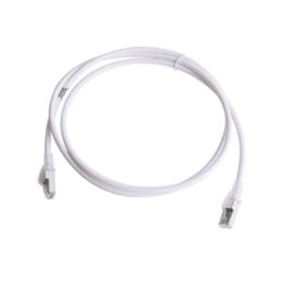 Patch Cord Z-MAX Cat6A S/FTP, CM/LS0H, 1.52 Metros (5 Pies), Color Blanco, Versión Bulk (Sin Empaque Individual)