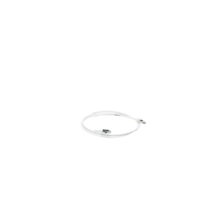 Patch Cord Z-MAX Cat6A S/FTP, CM/LS0H, 1.52 Metros (5 Pies), Color Blanco, Versión Bulk (Sin Empaque Individual)