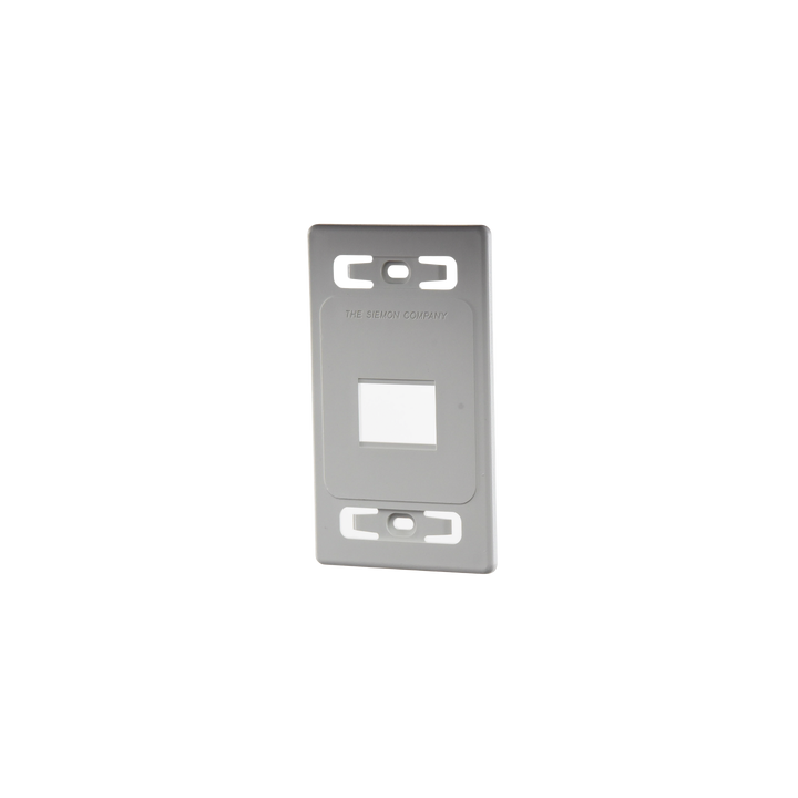 Placa de Pared Modular MAX, de 2 Salidas, Color Blanco