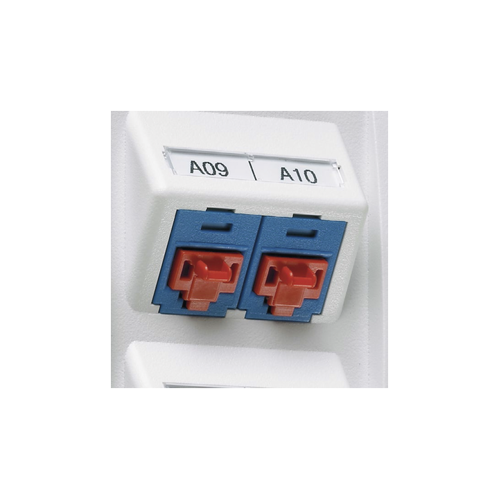 Kit de 10 Dispositivos para Bloquear Puertos Jack RJ45, Color Rojo, Incluye Llave de Extracción