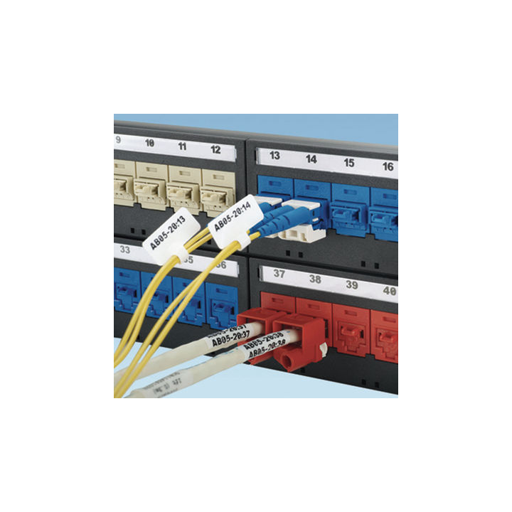 Kit de 10 Dispositivos para Bloquear Puertos Jack RJ45, Color Rojo, Incluye Llave de Extracción