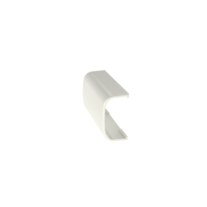Unión recta, para uso con canaleta LD5, material ABS, Color Blanco Mate