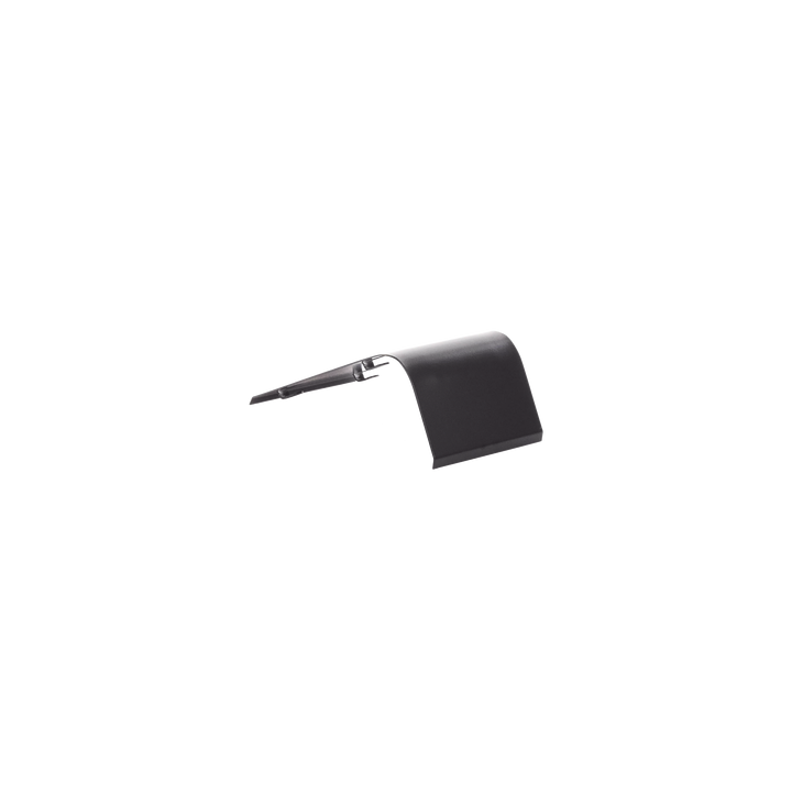 Bajada para cable de 100 mm de ancho, con baño de pintura epóxica en color NEGRO