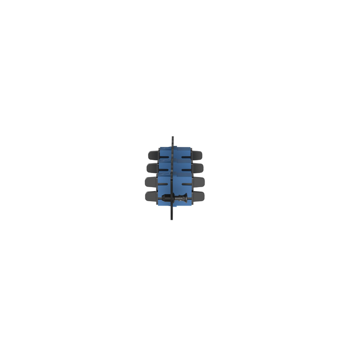 Placa Acopladora de Fibra Optica FAP, Con 3 Conectores SC Duplex (6 Fibras), Para Fibra Monomodo OS1/OS2, Color Azul