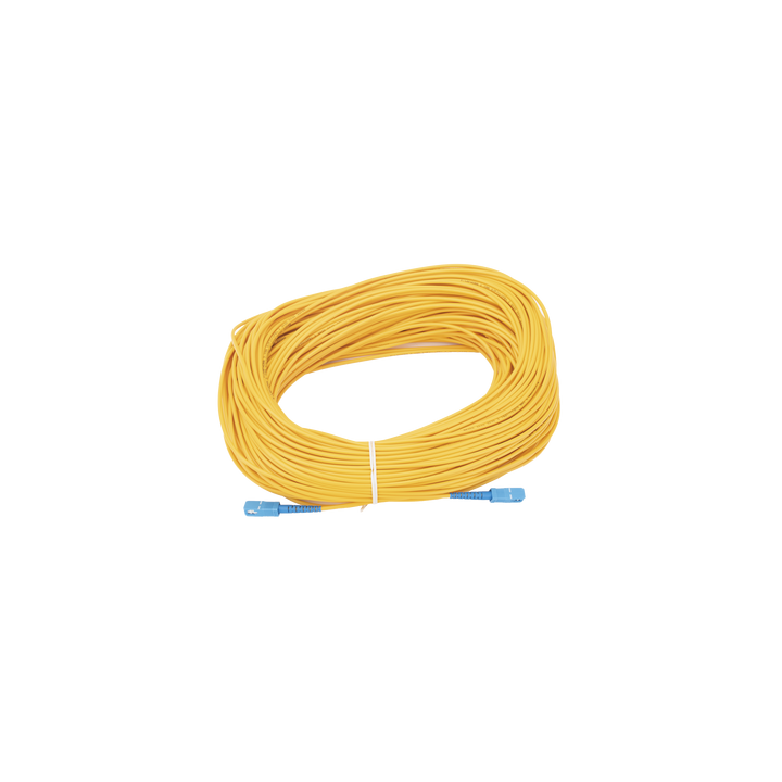 Jumper de Fibra Óptica Monomodo SC/UPC-SC/UPC Simplex de 80 Metros (262.47 Pies), 3mm