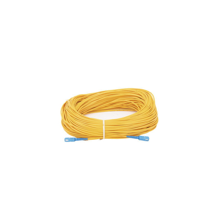 Jumper de Fibra Óptica Monomodo SC/UPC-SC/UPC Simplex de 80 Metros (262.47 Pies), 3mm