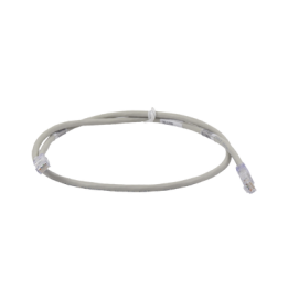 Cable de Parcheo TX6, UTP Cat6, 24 AWG, CM, Color Gris, 0.91 Metros (3 Pies)