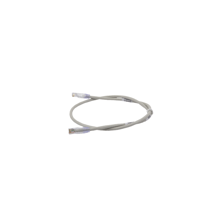 Cable de Parcheo TX6, UTP Cat6, 24 AWG, CM, Color Gris, 0.91 Metros (3 Pies)