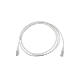 Patch Cord MC6 Modular Cat6 UTP, CM/LS0H, 2.13 Metros (7 Pies), Color Blanco, Versión Bulk (Sin Empaque Individual)