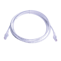 Patch Cord MC6 Modular Cat6 UTP, CM/LS0H, 4.57 Metros (15 Pies), Color Blanco