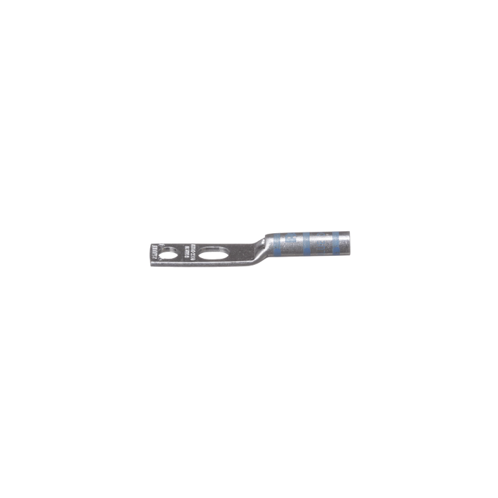 Zapata de compresión LCC6-14JAW-l para cal. 6 Awg, Doble barreno para tornillo prisionero de 1/4, 1 pz
