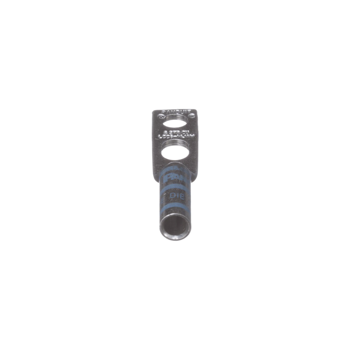 Zapata de compresión LCC6-14JAW-l para cal. 6 Awg, Doble barreno para tornillo prisionero de 1/4, 1 pz