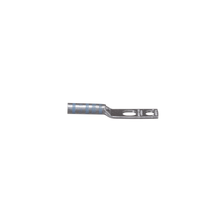 Zapata de compresión LCC6-14JAW-l para cal. 6 Awg, Doble barreno para tornillo prisionero de 1/4, 1 pz