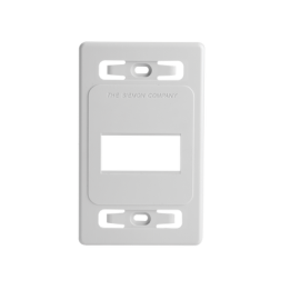 Placa de Pared Modular MAX, de 3 Salidas, Color Blanco, Versión Bulk (Sin Empaque Individual)