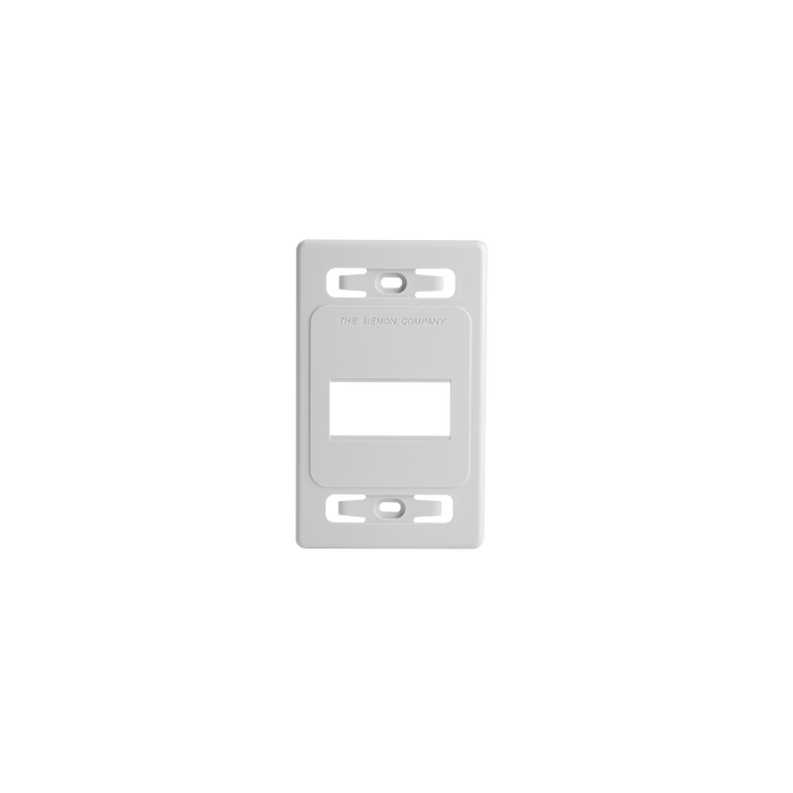 Placa de Pared Modular MAX, de 3 Salidas, Color Blanco, Versión Bulk (Sin Empaque Individual)