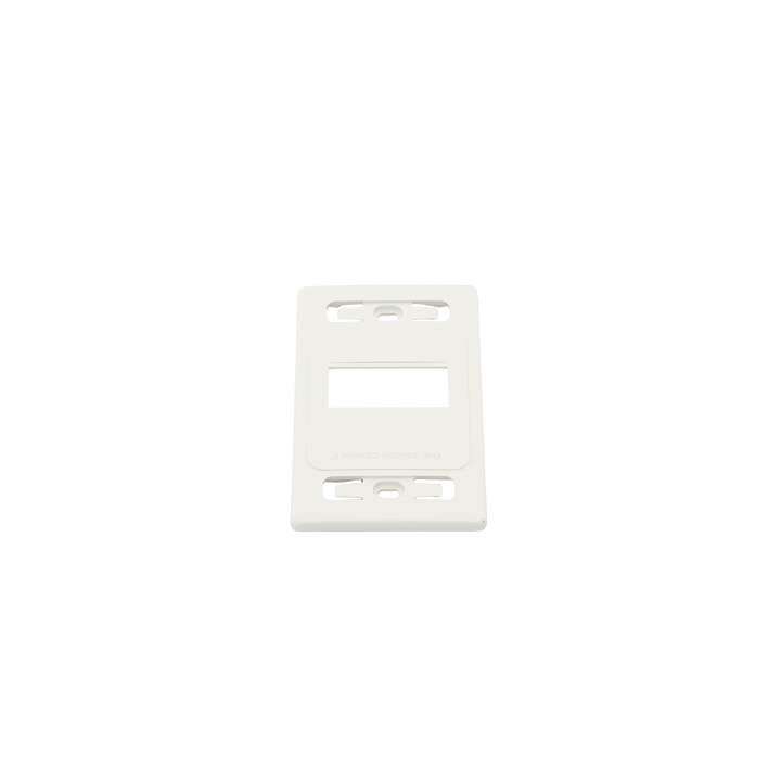 Placa de Pared Modular MAX, de 3 Salidas, Color Blanco, Versión Bulk (Sin Empaque Individual)