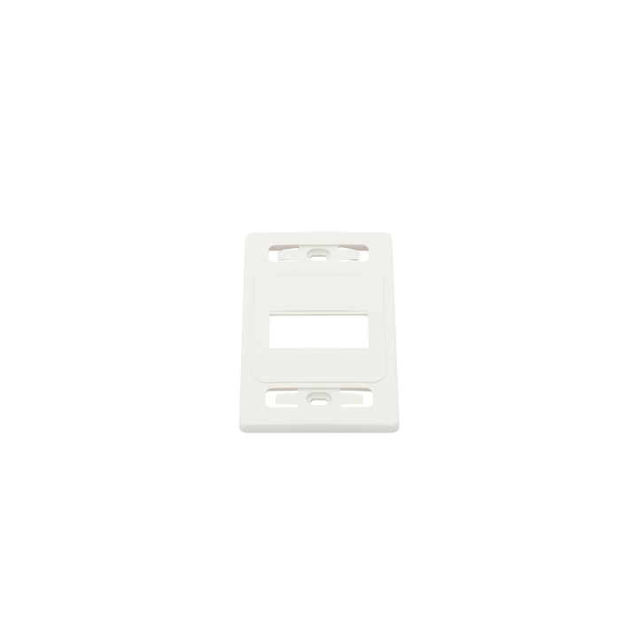 Placa de Pared Modular MAX, de 3 Salidas, Color Blanco, Versión Bulk (Sin Empaque Individual)