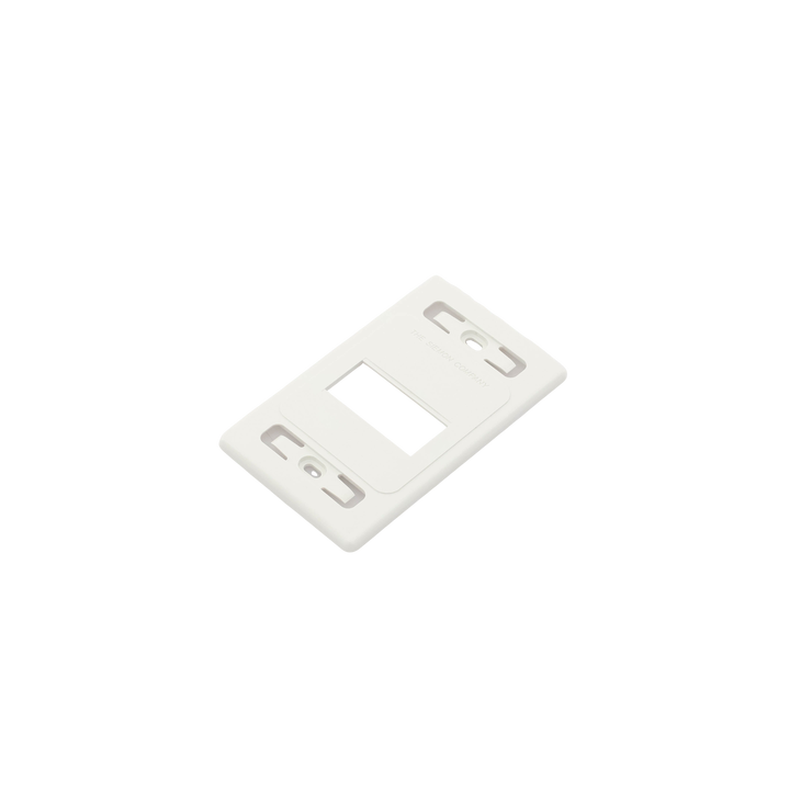 Placa de Pared Modular MAX, de 3 Salidas, Color Blanco, Versión Bulk (Sin Empaque Individual)