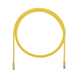 Cable de Parcheo UTP, Cat6A, 24 AWG, CM, Color Amarillo, 5.49 Metros (18 Pies)