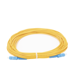 Jumper de Fibra Óptica Monomodo SC/UPC-SC/UPC Simplex de 10 Metros (32.81 Pies), 3mm