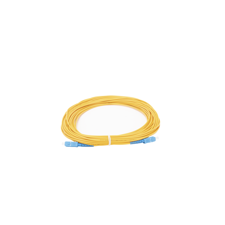 Jumper de Fibra Óptica Monomodo SC/UPC-SC/UPC Simplex de 10 Metros (32.81 Pies), 3mm
