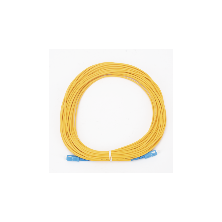 Jumper de Fibra Óptica Monomodo SC/UPC-SC/UPC Simplex de 10 Metros (32.81 Pies), 3mm