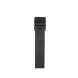 Cincho de Acero Inoxidable 316L con Recubrimiento en Nylon 11, 780 mm largo x 12.7mm ancho, Color Negro, Uso