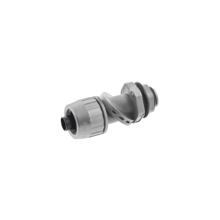 Conector Multi Posición de Nylon de 3/4" para Tubería Liquidtight Polytuff.