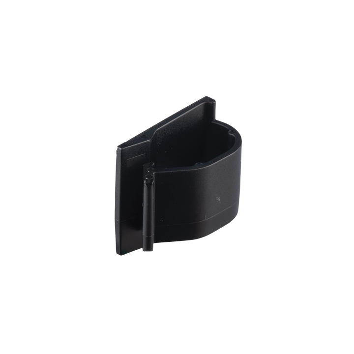 Clip de Nylon 6.6 con Adhesivo, Para Cables de Hasta 15.8 mm de Diámetro, Uso Interior/Exterior, Color Negro, Paquete