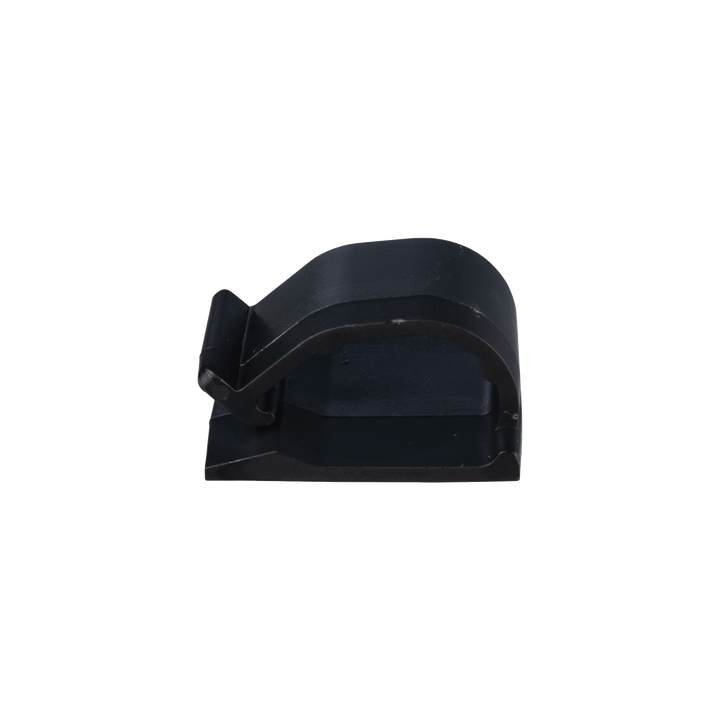 Clip de Nylon 6.6 con Adhesivo, Para Cables de Hasta 15.8 mm de Diámetro, Uso Interior/Exterior, Color Negro, Paquete