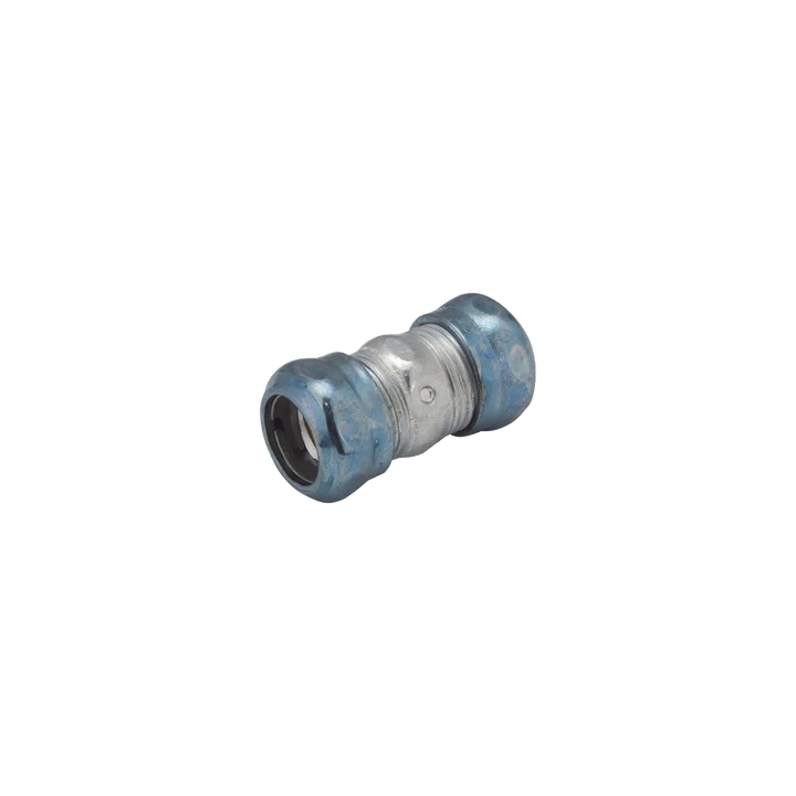Cople Compresión Hermético de Acero Galvanizado para Pared Delgada de 3/4" .