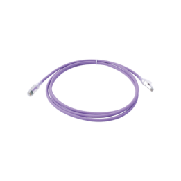 Patch Cord Z-MAX Cat6A S/FTP, CM/LS0H, 2.13 Metros (7 Pies), Color Violeta, Versión Bulk