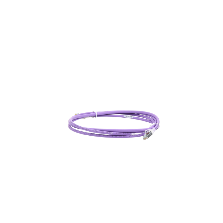 Patch Cord Z-MAX Cat6A S/FTP, CM/LS0H, 2.13 Metros (7 Pies), Color Violeta, Versión Bulk