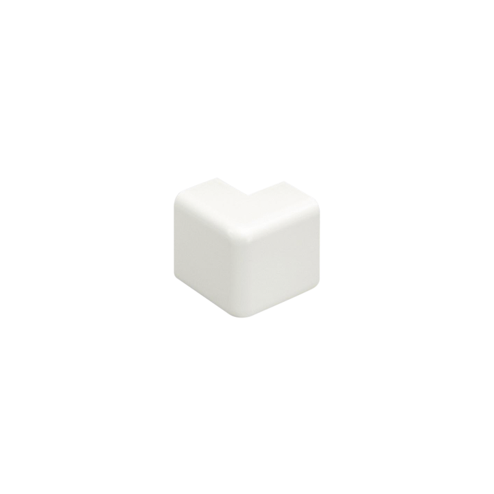 Esquinero exterior, para uso con canaleta LD10, material ABS, Color Blanco Mate