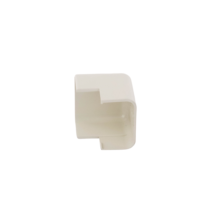 Esquinero exterior, para uso con canaleta LD10, material ABS, Color Blanco Mate