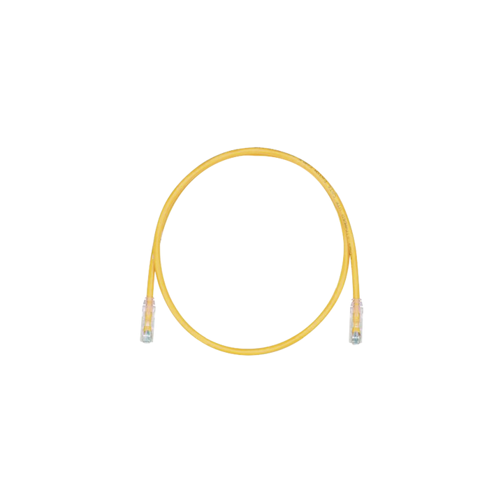 Cable de Parcheo TX6, UTP Cat6, 24 AWG, CM, Color Amarillo, 1.52 Metros (5 Pies)