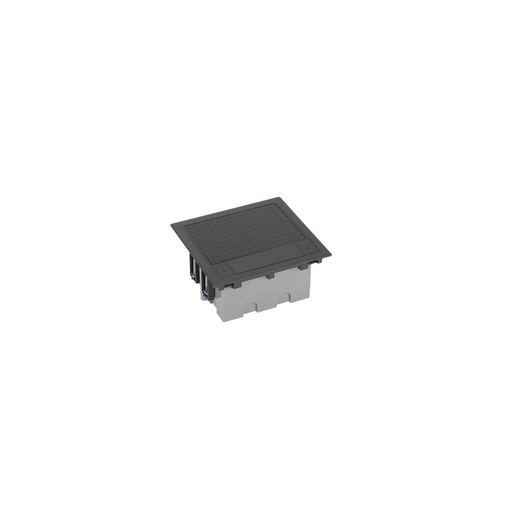 Caja Para Instalación en Piso Falso para Voz, Datos o Contactos Eléctricos / Capacidad para 2 Módulos / Espacio