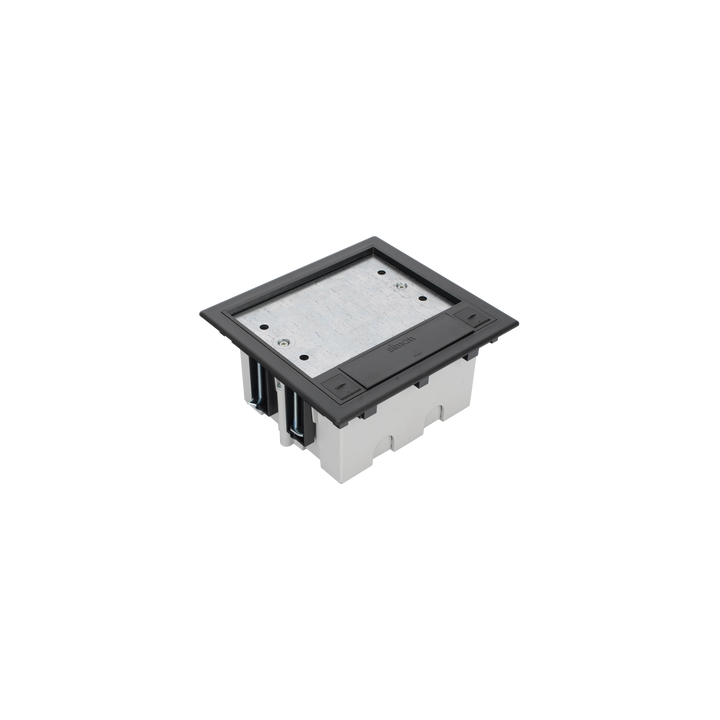 Caja Para Instalación en Piso Falso para Voz, Datos o Contactos Eléctricos / Capacidad para 2 Módulos / Espacio