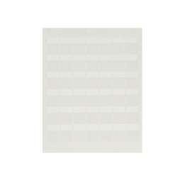 Hojas con 2500 Etiquetas Auto-Laminadas para Impresora Láser/Inyección de Tinta, para Cables de 2 a 4.1 mm de