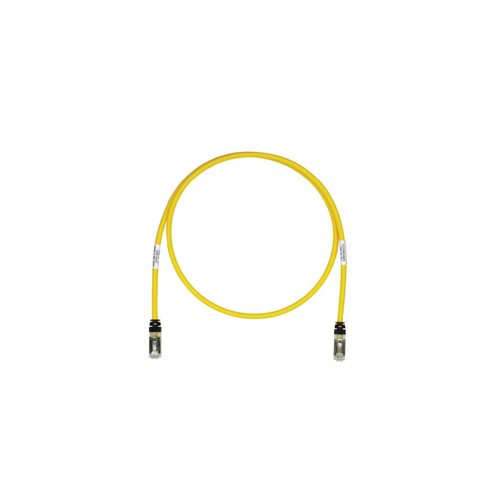Patch Cord Cat6A, Blindado S/FTP, CM/LS0H, 1.5 Metros (4.92 Pies), Color Amarillo