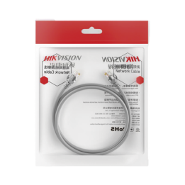 Cable de Parcheo (Patch Cord) / UTP / Cat. 6 (24 AWG) / 10 Metros (32.81 Pies) / Color Gris / Ideal para PoE+ / Interior