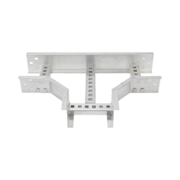 Derivación "T" Horizontal de Aluminio Perfil Z / Peralte 3 1/4" / Ancho 9"/ Radio 8" / Incluye Tornillería