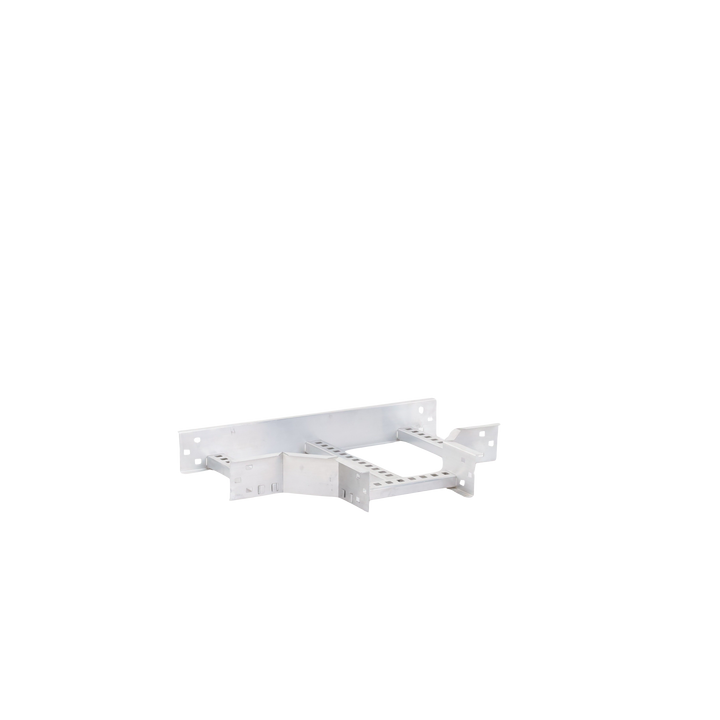 Derivación "T" Horizontal de Aluminio Perfil Z / Peralte 3 1/4" / Ancho 9"/ Radio 8" / Incluye Tornillería