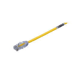 Cable de Parcheo UTP Cat6A, CM/LSZH, Diámetro Reducido (28AWG), Color Amarillo, 4.57 Metros (15 Pies)