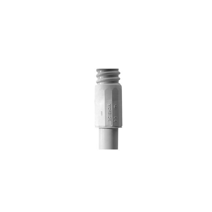 Conector (Racor) de tubería rígida a tubería flexible , PVC Auto-Extinguible, 25 mm, IP65
