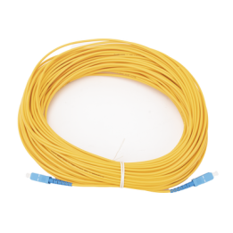 Jumper de Fibra Óptica Monomodo SC/UPC-SC/UPC Simplex de 40 Metros (131.23 Pies), 3mm