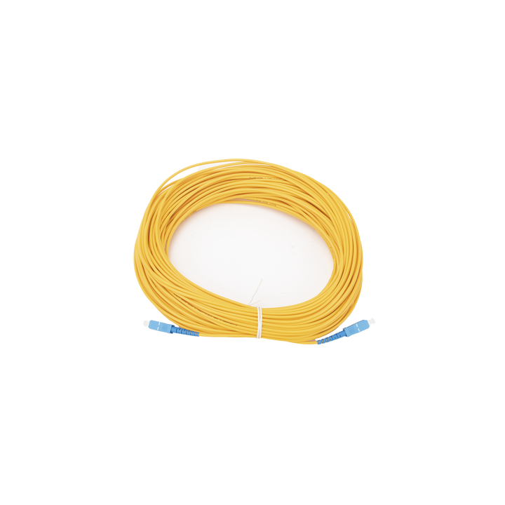 Jumper de Fibra Óptica Monomodo SC/UPC-SC/UPC Simplex de 40 Metros (131.23 Pies), 3mm