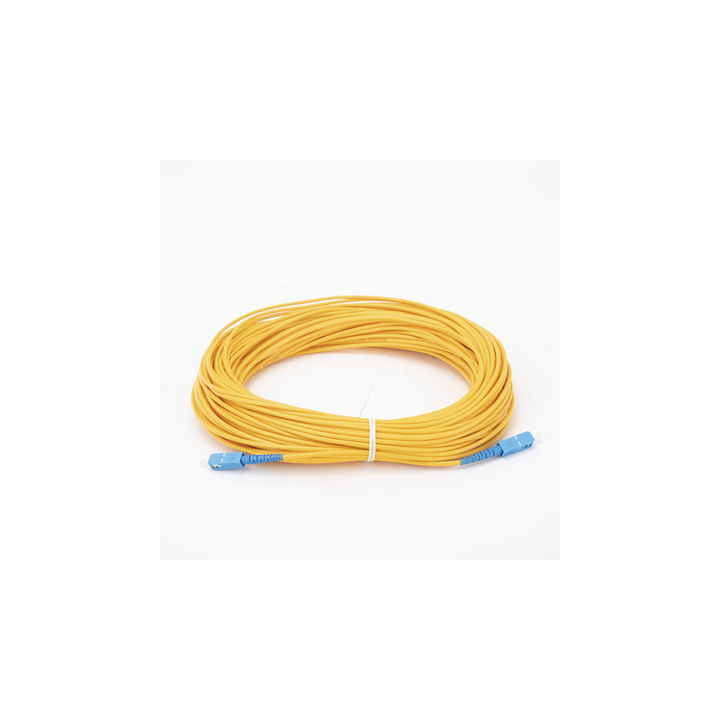 Jumper de Fibra Óptica Monomodo SC/UPC-SC/UPC Simplex de 40 Metros (131.23 Pies), 3mm
