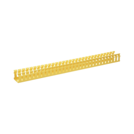 Canaleta Ranurada de PVC sin Tapa, Tipo H (Tapa Abisagrada), 2 in de Ancho, 2 in de Alto y 1828.8 mm de Largo, Color