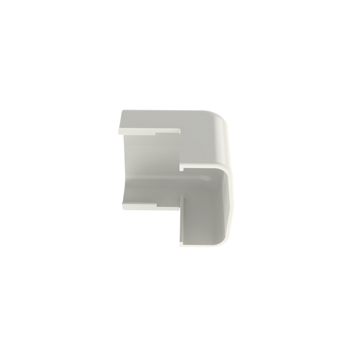 Esquinero exterior, para uso con canaleta LD5, material ABS, Color Blanco Mate